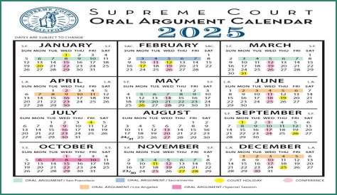 Oral Argument Calendar - William K. Nakamura Courthouse, Seattle Washington